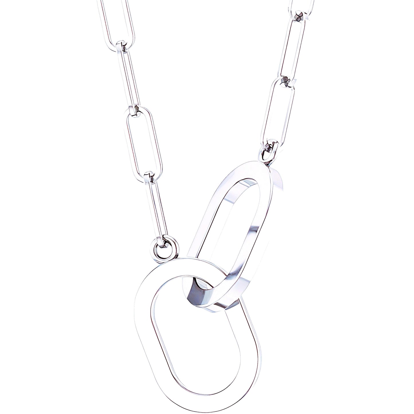 Interlocking Oval Necklace
