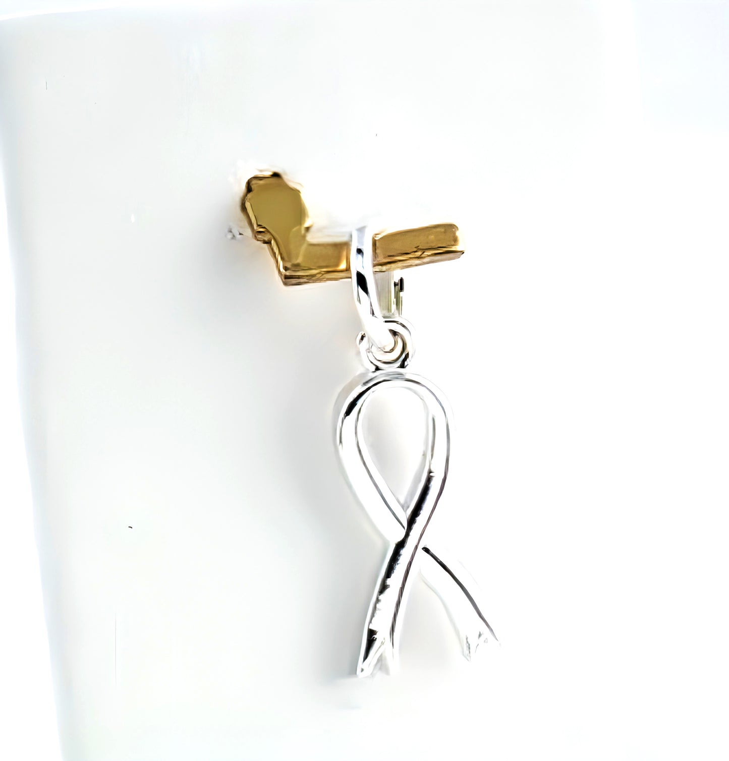14k Gold Awareness Ribbon