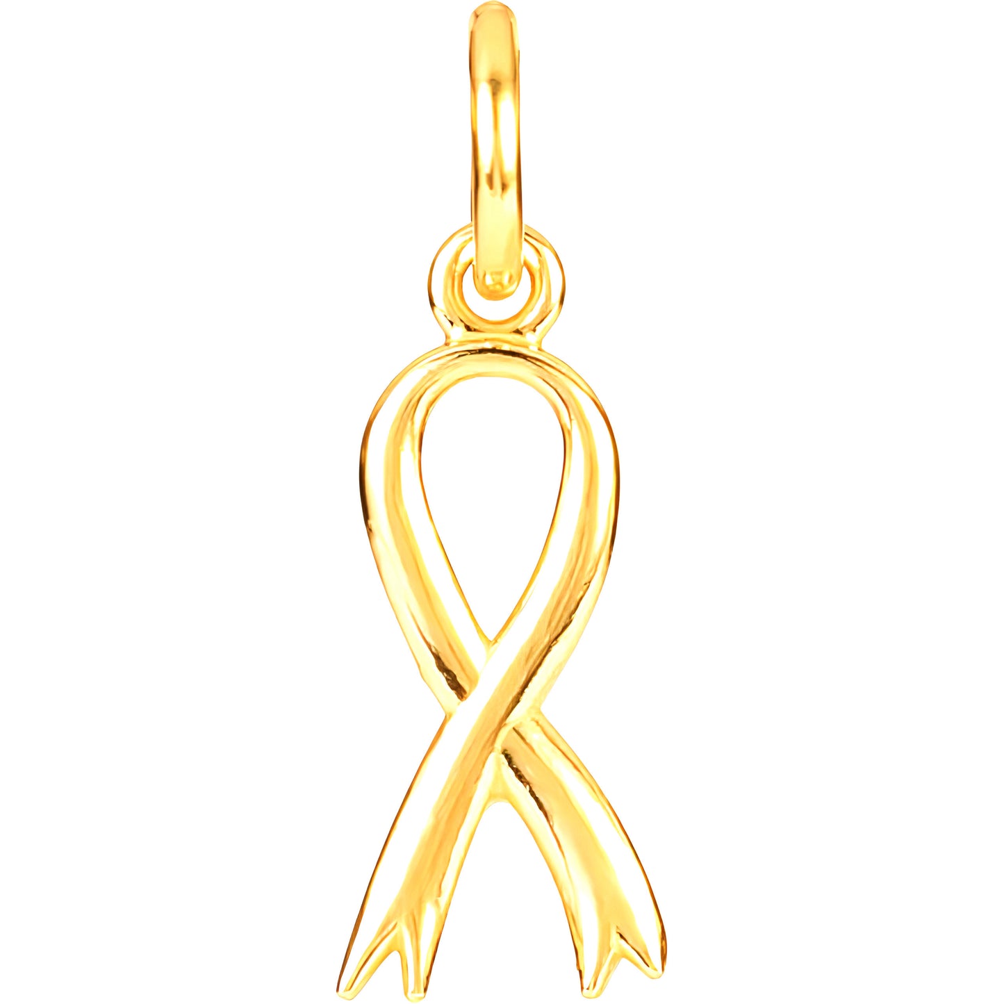 14k Gold Awareness Ribbon