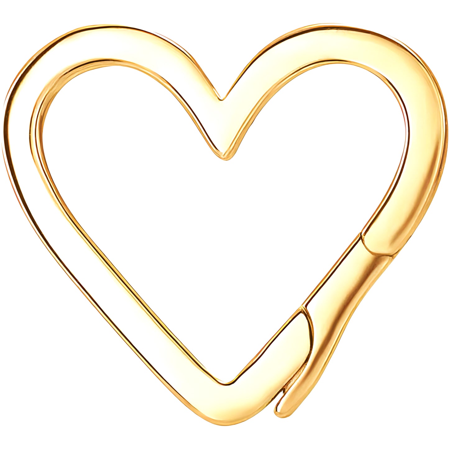 Heart Hinged Bail Charm